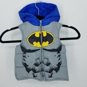 DC Comics Batman Vest with Hood 2T